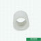 गोल सिर कोड सफेद पीपीआर प्लास्टिक पानी की पाइप फिटिंग चिकनी सतह के साथ युग्मक
