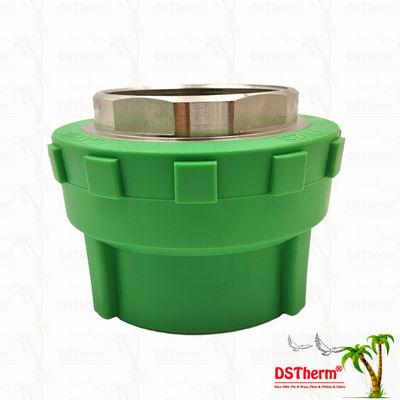 पीपीआर महिला थ्रेडेड कपलिंग प्लास्टिक पीपीआर पाइप फिटिंग 75*2 1/2" अनुकूलित आकार