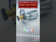 पीतल वाल्व कार्ट्रिज के लिए गोल क्रोम प्लेटेड जिंक मिश्र धातु हैंडल