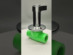 लक्जरी कॉपर-प्लास्टिक पीपीआर गेंद वाल्व संक्षारण प्रतिरोधी उच्च दबाव स्तर