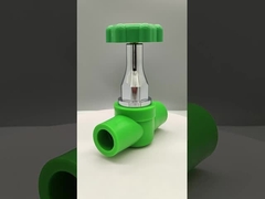 लक्जरी कॉपर-प्लास्टिक पीपीआर गेंद वाल्व संक्षारण प्रतिरोधी उच्च दबाव स्तर