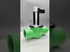 लक्जरी कॉपर-प्लास्टिक पीपीआर गेंद वाल्व संक्षारण प्रतिरोधी उच्च दबाव स्तर