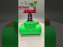 पीपीआर भारी शुल्क स्टॉप वाल्व ग्लोब वाल्व समायोज्य प्रवाह क्रायोजेनिक उपचार पास सीट परीक्षण 20-110 मिमी