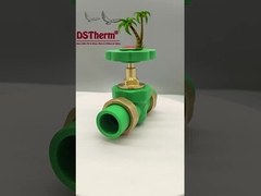 पीपीआर त्रि-आयामी डबल यूनियन बॉल वाल्व एक्सपोज इंस्टॉलेशन अनुकूलित आकार