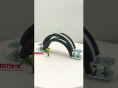 पीपीआर धातु पाइप क्लैंप रबर संक्षारण प्रतिरोधी 20-160 मिमी के साथ क्लैंप की उच्च गुणवत्ता