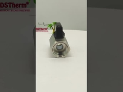 पाइपलाइन प्रणाली के लिए निकेल लेपित मिनी बॉल वाल्व 1/2