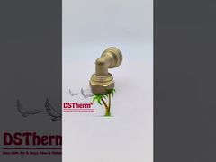 महिला थ्रेडेड एल्बो पेक्स ब्रास फिटिंग ब्रास रंग अनुकूलित लोगो स्क्रू फिटिंग मध्यम वजन