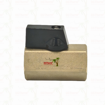 पीतल महिला और पुरुष पाइपलाइन प्रणाली के लिए मिनी बॉल वाल्व 1/2 '' जंग प्रतिरोध