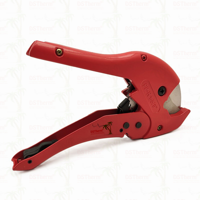 लाल प्लास्टिक पाइप कटर पीपीआर कटर ISO9001 DIN8077/8078 20-40MM