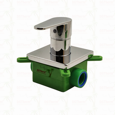 पीपीआर क्रोम प्लेटेड 3-वे मिक्सर शावर वाल्व 20mm 25mm