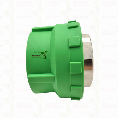 पीपीआर महिला थ्रेडेड कपलिंग प्लास्टिक पीपीआर पाइप फिटिंग 75*2 1/2" अनुकूलित आकार