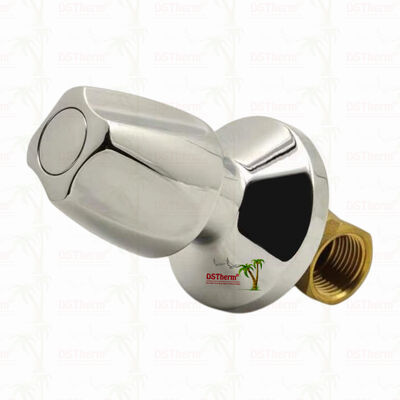 क्रोम प्लेटेड पीतल स्टॉप वाल्व ग्लोबल वाल्व साउथ अमेरिकन स्टाइल A 1/2"-1"