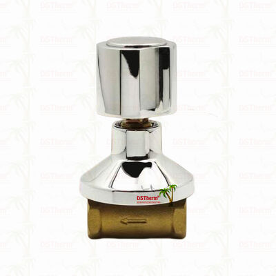 क्रोम प्लेटेड पीतल स्टॉप वाल्व ग्लोबल वाल्व साउथ अमेरिकन स्टाइल बी 1/2"-1"