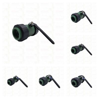 पीपीआर डबल यूनियन बॉल वाल्व ब्रास बॉल आयरन हैंडल के साथ 20-63 मिमी अनुकूलित लोगो