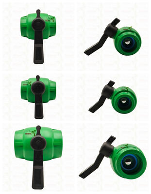 पीपीआर पाइप 20-63MM के लिए ब्रास कार्ट्रिज के साथ PPR फुल बोर फास्ट फ्लो बॉल वाल्व अनुकूलन योग्य