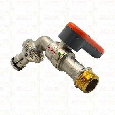 Chrome Plated Lockable Handle Ball Bibcocks New Design Luggage-style mechanical lock 1/2"-3/4"