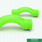 पानी की आपूर्ति Ppr पाइप सहायक उपकरण बायपास मोड़ हरे रंग का आकार 20 - 32 मिमी