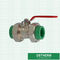 भारी प्रकार डबल यूनियन बॉल वाल्व PPR PN25 मजबूत गुणवत्ता वाले पानी का नियंत्रण